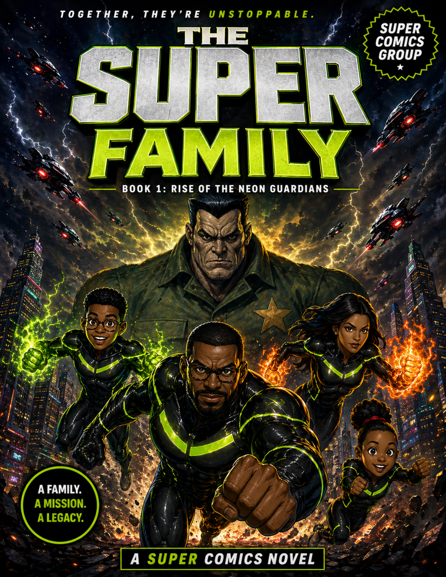 THE SUPER FAMILY: Rise Of The Neon Guardians