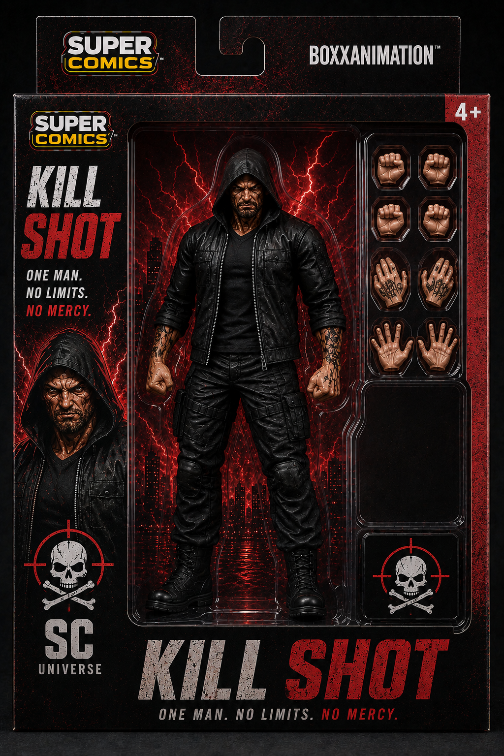 Super Comics Universe: KILL SHOT™ – No Limits. No Mercy. Collector Action Figure