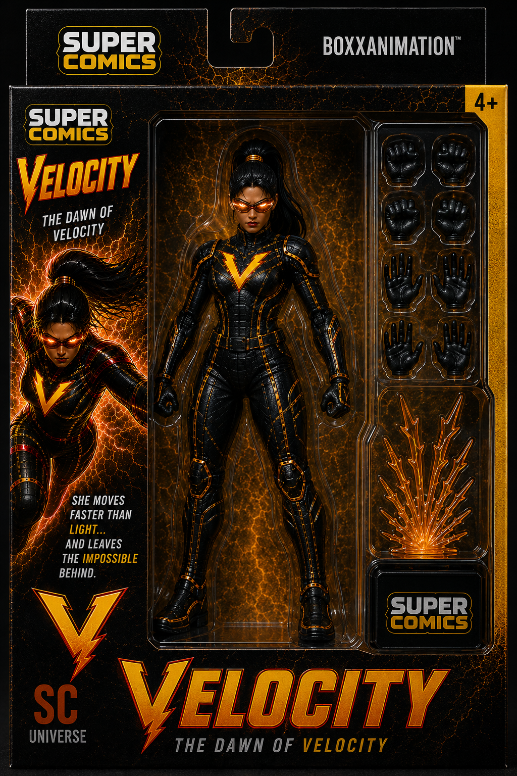 Super Comics Universe: VELOCITY™ – The Dawn of Velocity Deluxe Collector Action Figure