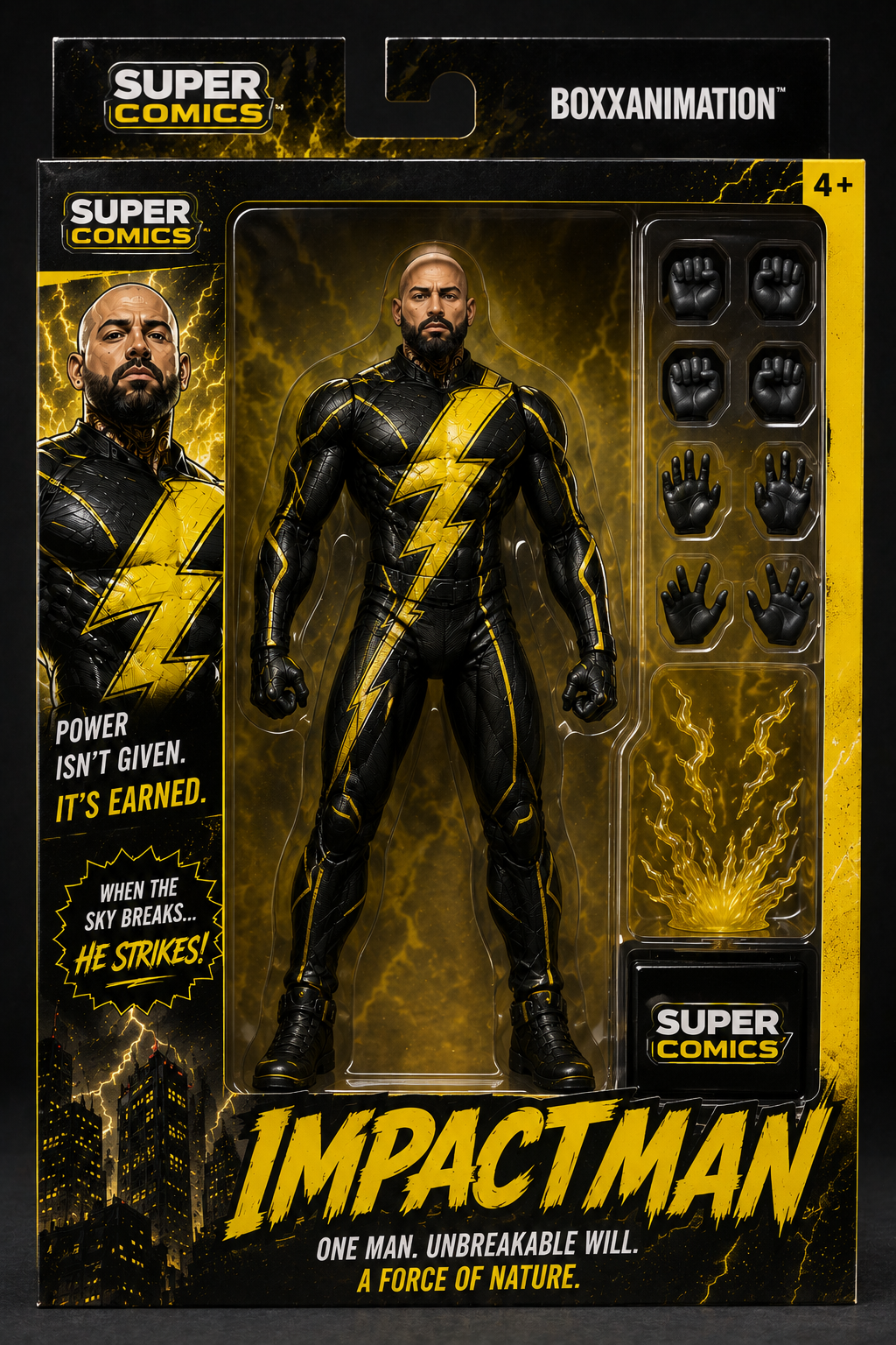Super Comics Universe: IMPACTMAN™ – Force of Nature Elite Collector Action Figure