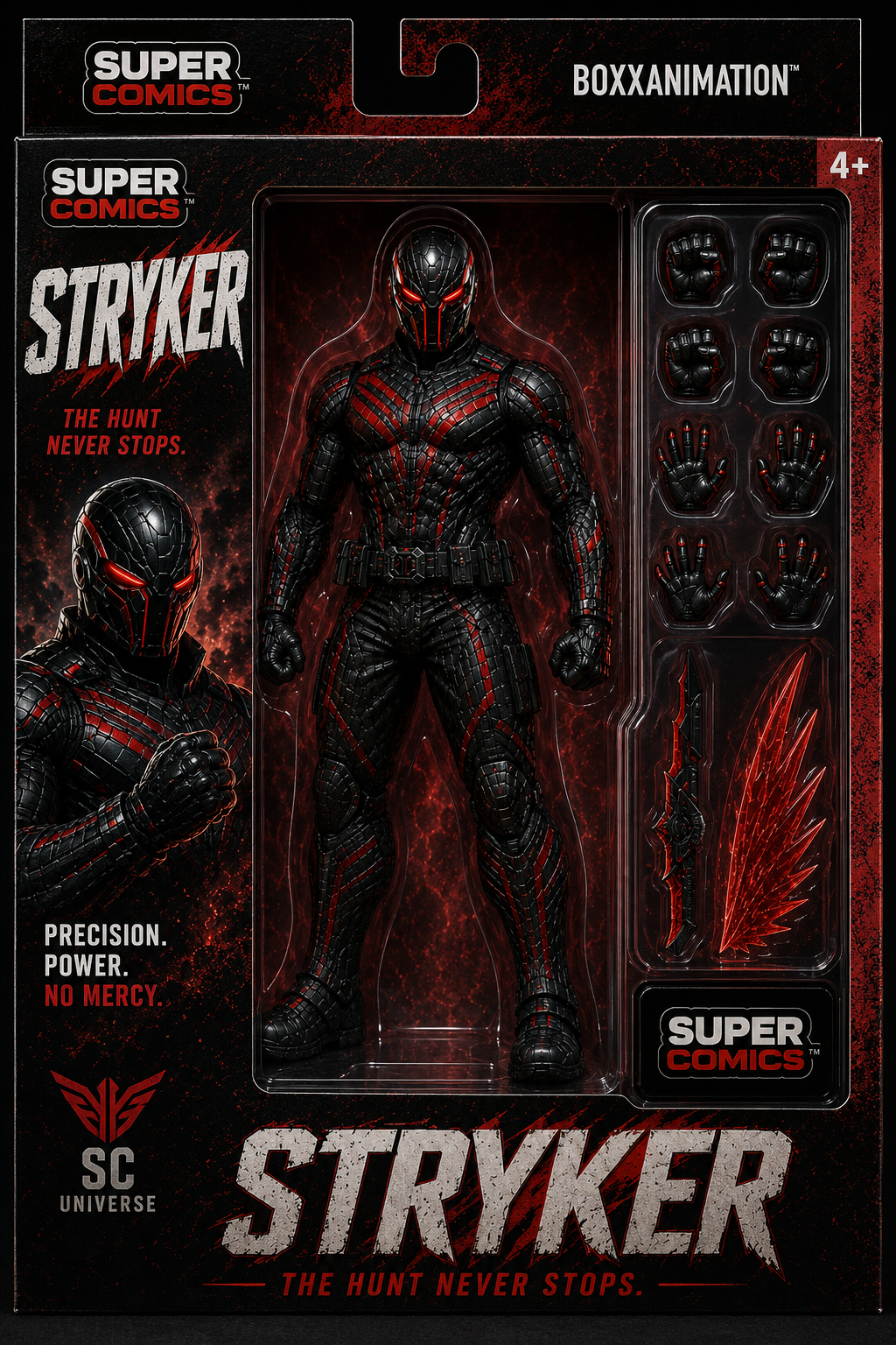 Super Comics Universe: STRYKER™ – The Hunt Never Stops Elite Collector Action Figure