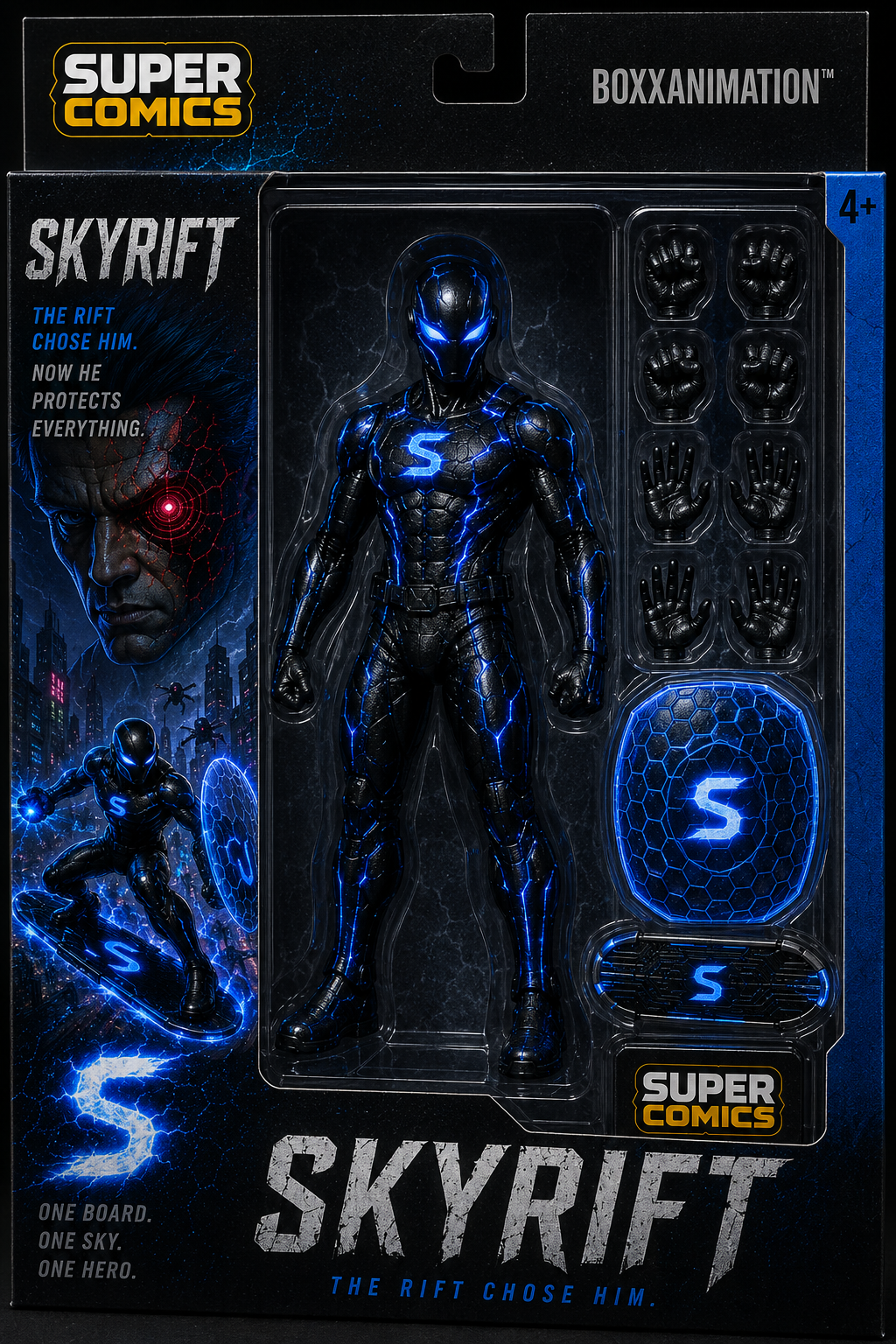 Super Comics Universe: SKYRIFT™ – The Rift Chose Him Deluxe Collector Action Figure